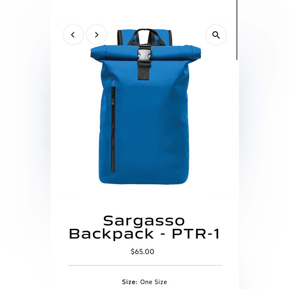 Blue Men's Backpack
